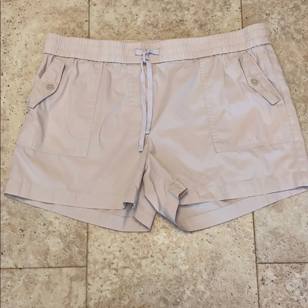 Loft Cargo Shorts sz L drawstring waist